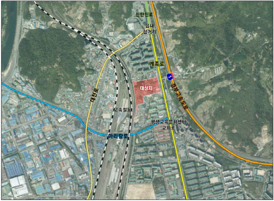 대전시 회덕지역주택조합 사업 위치도.  <사진=대전시>